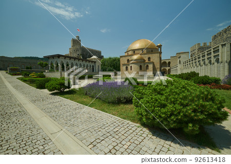 Akhaltsikhe (Rabati) Castle located in  the city of Akhaltsikhe in southern Georgia. One of the main attractions of the Samtskhe-Javakheti region. 92613418