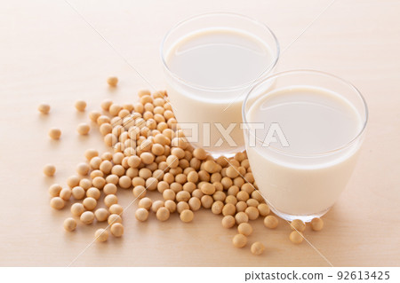 Soy milk and soy 92613425