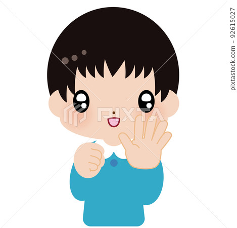 Rock-paper-scissors par boy material 92615027