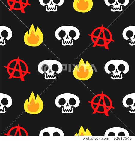 skull fire flame wallpaper