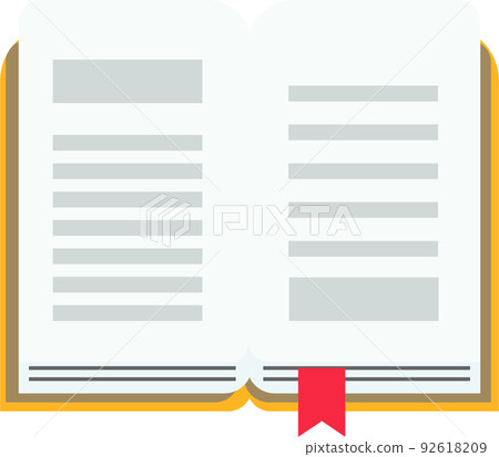 傳播書書籤書小說插畫背景透明 92618209