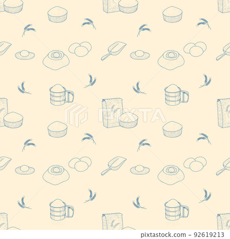 Italian Pasta Cooking. Seamless pattern 92619213