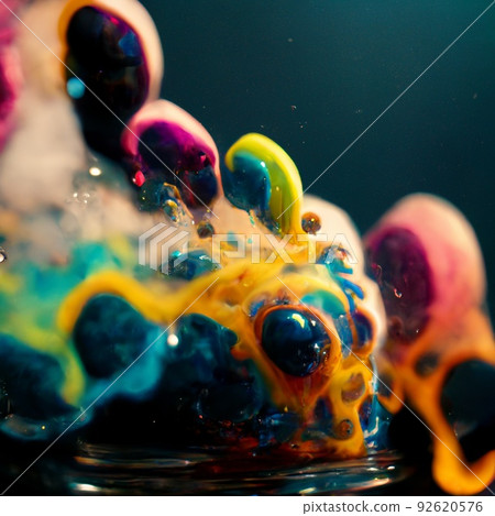Multicolored ink in water. An explosion of color and contrast. Colorful ink dissolved in water. Perfect for phone wallpaper or for posters. Multicolored ink in water. An explosion of color and contrast. Colorful ink dissolved in water. Perfect for phone wallpaper or for posters. 92620576