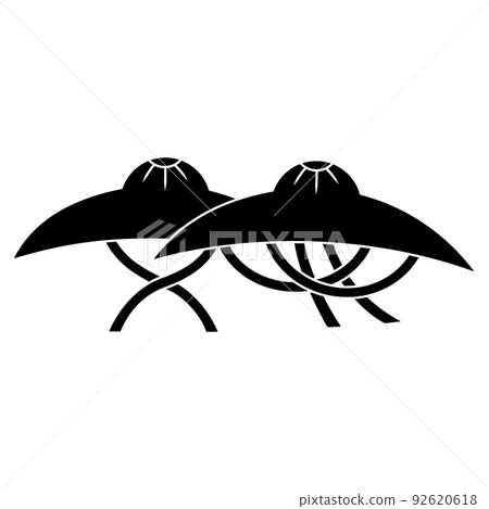 This is the family crest of Yagyu Munenori. It is called the Yagyu hat. This is the family crest of Yagyu Munenori. It is called the Yagyu hat. 92620618