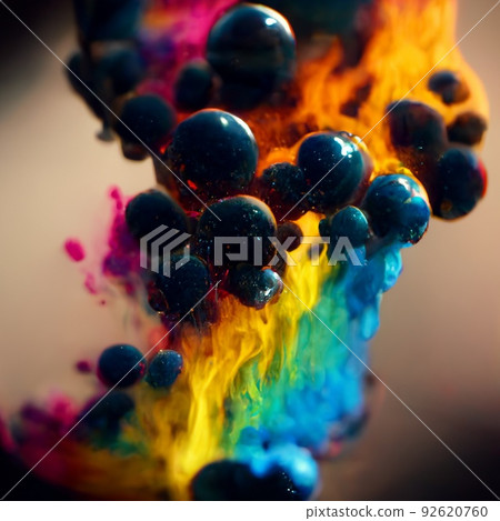 Multicolored ink in water. An explosion of color and contrast. Colorful ink dissolved in water. Perfect for phone wallpaper or for posters. Multicolored ink in water. An explosion of color and contrast. Colorful ink dissolved in water. Perfect for phone wallpaper or for posters. 92620760