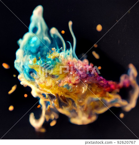 Multicolored ink in water. An explosion of color and contrast. Colorful ink dissolved in water. Perfect for phone wallpaper or for posters. Multicolored ink in water. An explosion of color and contrast. Colorful ink dissolved in water. Perfect for phone wallpaper or for posters. 92620767