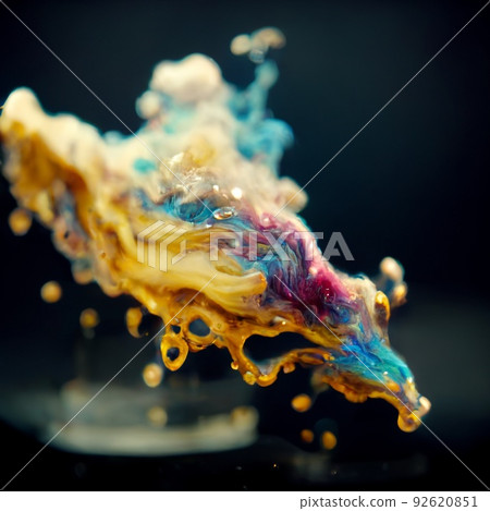 Multicolored ink in water. An explosion of color and contrast. Colorful ink dissolved in water. Perfect for phone wallpaper or for posters. Multicolored ink in water. An explosion of color and contrast. Colorful ink dissolved in water. Perfect for phone wallpaper or for posters. 92620851