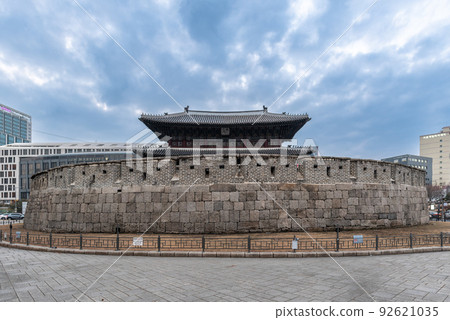 Seoul City Wall fortress protecting capital of South Korea Seoul City Wall fortress protecting capital of South Korea 92621035