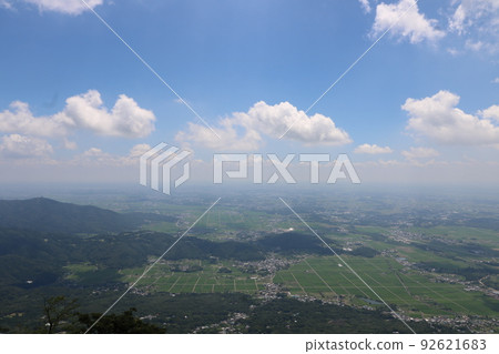 View from the summit of Mt. Nantai, Mt. Tsukuba, Ibaraki Prefecture View from the summit of Mt. Nantai, Mt. Tsukuba, Ibaraki Prefecture 92621683