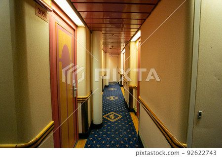 Baltic Cruise (Stockholm-Helsinki) Ferry Guest Room Corridor 92622743