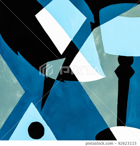 abstract square composition with letter X 92623115
