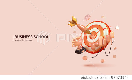 Successful Financial Operations and Financial Independence concept. Vector illustration 92623944
