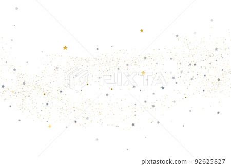 Light gold and light silver glitter confetti background. 92625827