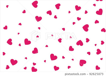 Red heart background. Love confetti background 92625873