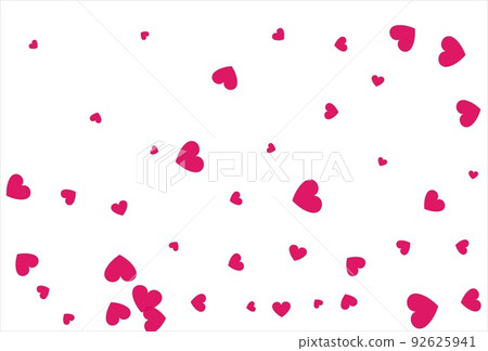 Red heart background. Love confetti background 92625941