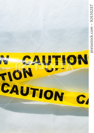 Wrapped CAUTION letter tape 92630287