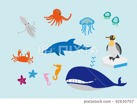 Sea creatures Sea creatures 92630707