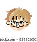 男孩松臉圖標04（水彩眼鏡_單品04 92632030