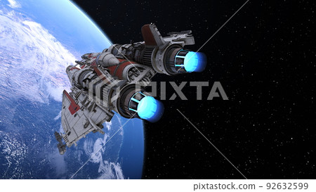 太空船和地球 92632599