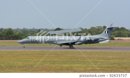 Greek Air Force EMB-145H Airborne Early Warning and Control Aircraft Takeoff Greek Air Force EMB-145H Airborne Early Warning and Control Aircraft Takeoff 92633737