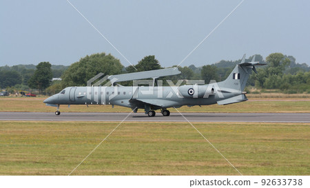 Greek Air Force EMB-145H Airborne Early Warning and Control Aircraft Takeoff 92633738