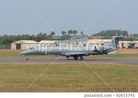 Greek Air Force EMB-145H Airborne Early Warning and Control Aircraft Takeoff Greek Air Force EMB-145H Airborne Early Warning and Control Aircraft Takeoff 92633745