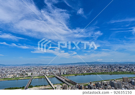 View of Osaka Umeda-From Umeda Sky Building- [Osaka scenery] 92635150