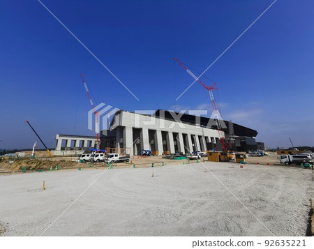 建設中的棒球場(北海道北廣島市) 建設中的棒球場(北海道北廣島市) 92635221