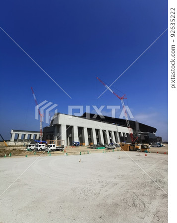 建設中的棒球場(北海道北廣島市) 建設中的棒球場(北海道北廣島市) 92635222