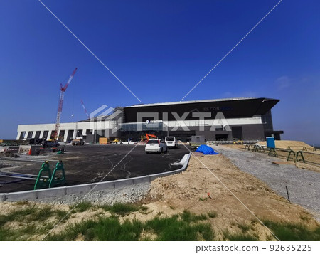 Ball Park under construction (Kitahiroshima City, Hokkaido) Ball Park under construction (Kitahiroshima City, Hokkaido) 92635225