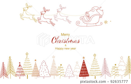 聖誕手繪矢量圖背景 聖誕手繪矢量圖背景 92635777