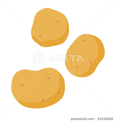 Vegetable illustration potato 92636886