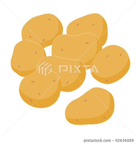 蔬菜插圖很多土豆 蔬菜插圖很多土豆 92636889