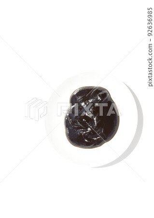 Sweet soy sauce white background 92636985