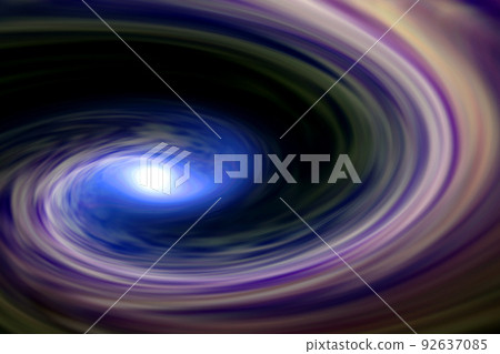 外太空經線圖像的背景材料（蟲洞圖像） 92637085