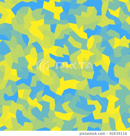 Camouflage pattern background. Classic clothing style masking camo repeat print 92639118