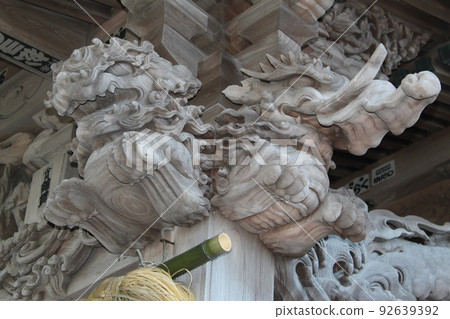 大瀨神社木花雕刻 大瀨神社木花雕刻 92639392