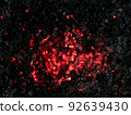 紅色燃燒的篝火 92639430