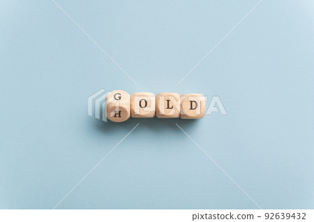 Conceptual image of gold market 92639432