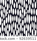 Ikat seamless pattern as cloth, curtain, textile design, wallpaper, surface texture background. vector eps10 92639511