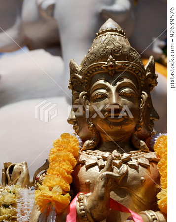 Brahma statue outside Ayutthaya 92639576
