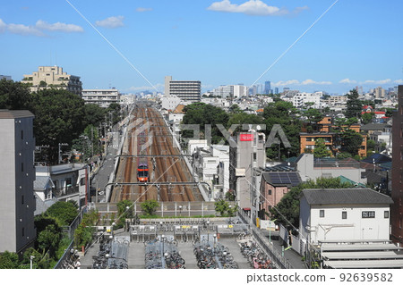 July Setagaya 1073 Odakyu Romancecar and Roppongi Hills/Seijogakuen-mae Station 92639582