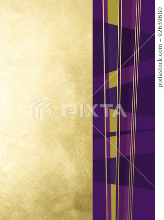 斜線缺口（背景材料）紫金箔 92639680