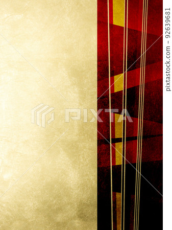 斜線缺口(背景材料)紅金箔 斜線缺口(背景材料)紅金箔 92639681