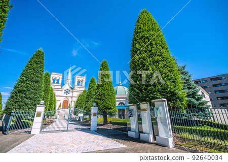 日本橫濱城市景觀 地鐵中央南站前婚禮大廳景觀 92640034