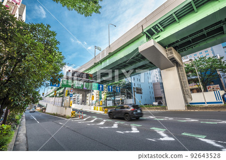 《Aichi Prefecture》Nagoya city scenery Nagoya Expressway Higashi Shinmachi entrance 《Aichi Prefecture》Nagoya city scenery Nagoya Expressway Higashi Shinmachi entrance 92643528