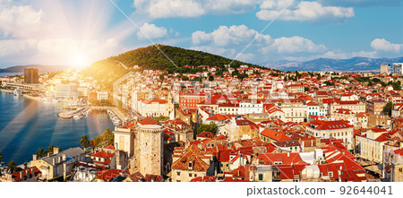 Panoramic view to Split, Croatia Panoramic view to Split, Croatia 92644041