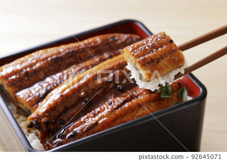 Unaju with eel from Kagoshima Prefecture Unaju with eel from Kagoshima Prefecture 92645071