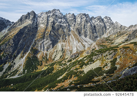 Autumn scene, High Tatras mountains, Slovakia 92645478