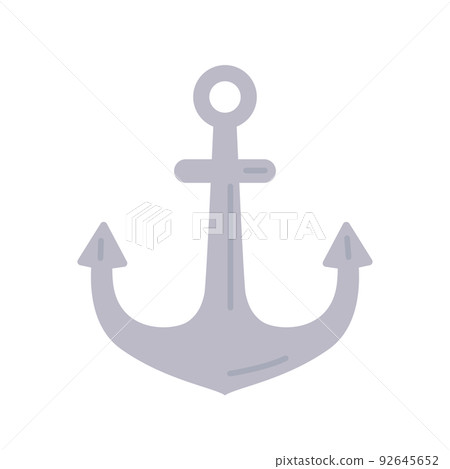 A simple anchor illustration material A simple anchor illustration material 92645652